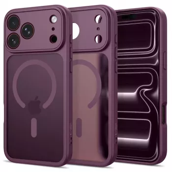 Tech-Protect Basicmag MagSafe maska za iPhone 17 Pro / 18 Pro mat tamno višnjeva