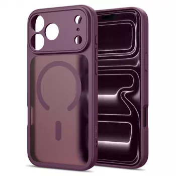 Tech-Protect Basicmag MagSafe maska za iPhone 17 Pro / 18 Pro mat tamno višnjeva