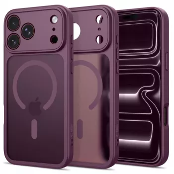 Tech-Protect Basicmag Magsafe iPhone 17 Pro Max / 18 Pro Max mat tamno višnjeva