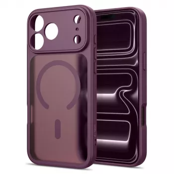 Tech-Protect Basicmag Magsafe iPhone 17 Pro Max / 18 Pro Max mat tamno višnjeva