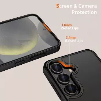 Tech-Protect Magmat maska za Samsung Galaxy S25 Edge mat crna