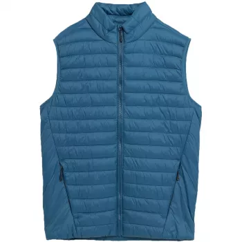 Muški traper prsluk 4F M062 32S, regular fit, ležerni s gumbima