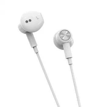 Beline USB-C slušalice za uho s mikrofonom i daljinskim upravljanjem, bijele
