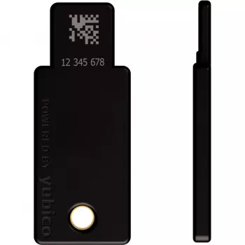 YubiKey 5 NFC Security Key 2-Pack (Black/Gold, USB-A & NFC)
