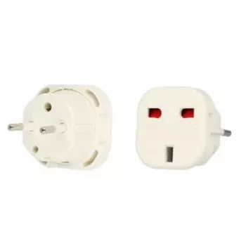 iLike UK/EU adapter za punjač bijeli - kompaktni 10,5W USB zidni punjač, EU utikač, 2,1A, zaštita od preopterećenja