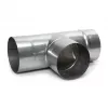 Pocinkani čelični T-komad za dimnjak 107mm x 160mm 90°