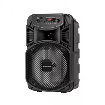 Kruger & Matz Music Box Prijenosni bežični zvučnik 10W Bluetooth 5.0 TWS FM radio AUX microSD USB crni