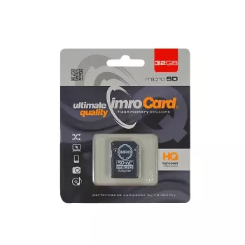 IMRO 32GB microSDHC memorijska kartica sa SD adapterom, Class 10 UHS-I U1 A1, do 80MB/s