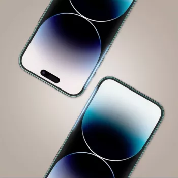 Tech-Protect Glass Fit+ kaljeno staklo za zaštitu zaslona za Apple iPhone 13/13 Pro/14/16e/17e, crni okvir, pakiranje od 2