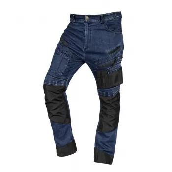 NEO TOOLS traper radne hlače s Oxford ojačanjima, tamnoplave, veličina XXL (81-360-1-XXL)