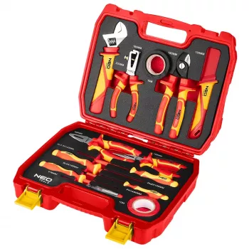 NEO TOOLS 13-dijelni set električarskog alata u koferu, VDE 1000V izoliran, CrV čelik
