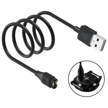 Beline USB-A kabel za punjenje pametnih satova Garmin 1m crni