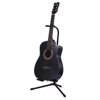 MOZOS GSONE Guitar Stand A-Frame Universal Foldable with Protective Padding Black