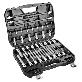 NEO TOOLS Torx bitovi 1/2, set od 38 dijelova