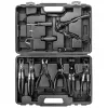 NEO TOOLS 9-dijelni set kliješta za crijevne stezaljke s ergonomskim drškama i koferom