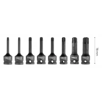 NEO TOOLS 10-257 set nasadnih ključeva