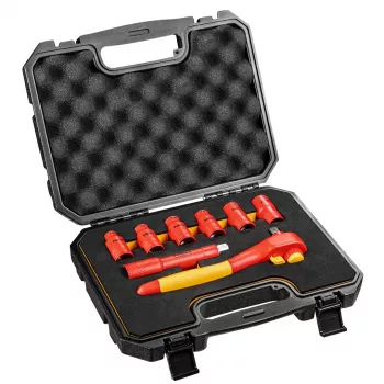 NEO TOOLS 01-307 izolirani set nasadnih ključeva 1000V, 8-dijelni, 1/2