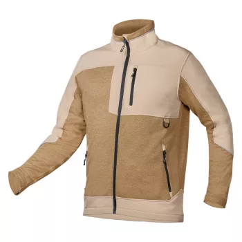 NEO TOOLS softshell majica s kapuljačom OUTDOOR, bež, veličina S