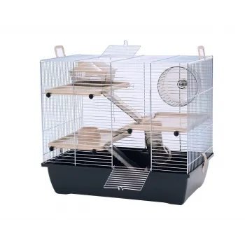 INZ INTER-ZOO Pinky 3 kavez za glodavce cink crni 500x330x455 mm