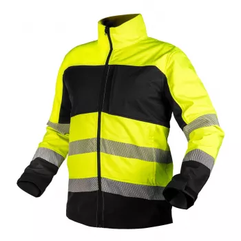 NEO TOOLS softshell reflektirajuća radna jakna, žuto-crna, veličina XL