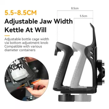 ROCKBROS 31210008002 Handlebar Bottle Cage - Black