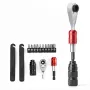 ROCKBROS biciklistički set za hitne popravke – 16-u-1 multi alat, mini pumpa, poluge za gume, zakrpe, crni