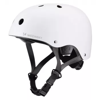 WOZINSKY BMX/Scooter Helmet Lightweight 48-52 cm - White