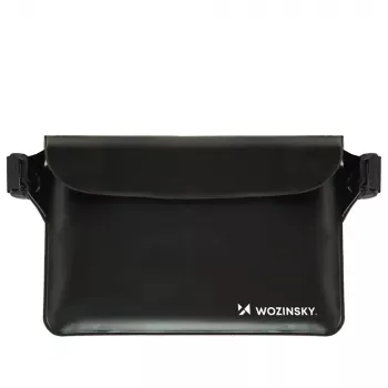 WOZINSKY WWS-01 Waterproof PVC Waist Bag Black