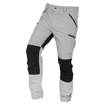 NEO TOOLS Work Trousers OUTDOOR, 4-Way Stretch, Steel Grey/Black, Size S