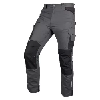 NEO TOOLS Mix&Match radne hlače s Cordura ojačanjima, sivo-crne, veličina XXL