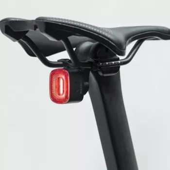 ROCKBROS Q2S Rear Bike Light with Smart Brake Sensing and USB-C Cable - Black
