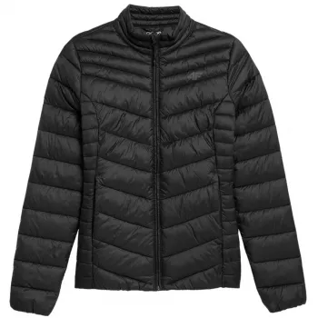 Ženska perjana jakna 4F F094 Deep Black 4FSS23TDJAF094 20S