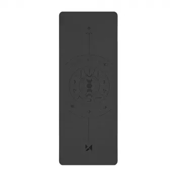 Wozinsky WNSP-NKB yoga prostirka od prirodnog kaučuka – 183 x 61 x 0,5 cm – crna