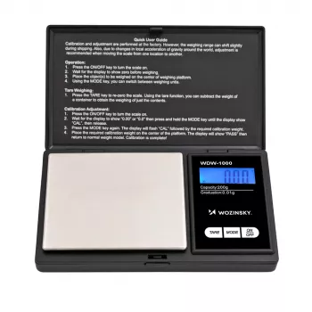 Wozinsky WDW-1000 digitalna poštanska vaga 50 kg, crna