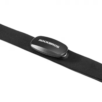 Rockbros HRM812 prsni pojas za mjerenje pulsa, Bluetooth ANT+ IP67, crni