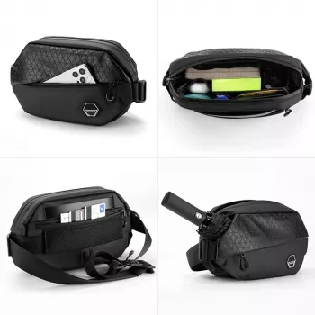 ROCKBROS H23 Waterproof Multifunctional Bicycle Frame Bag 3.5L Black