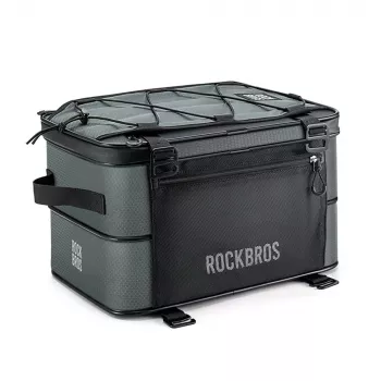 Rockbros A30 ROAD TO SKY Folding Rear Rack Bag 15-30L Grey
