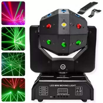 LIGHT4ME ATLAS pokretna multi-efektna rasvjeta 4-u-1 LED