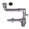 1-Bowl Sink Siphon with Click-Clack Plug 3.5 inch