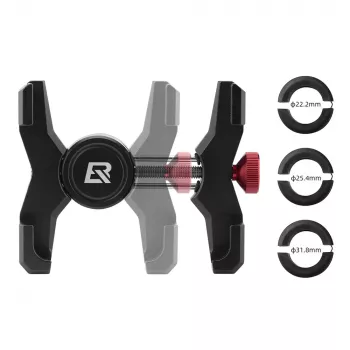 ROCKBROS 25210039001 Clamp-on Handlebar Phone Mount - Black
