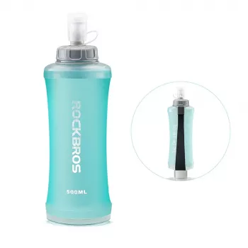 ROCKBROS Soft Flask 500 ml svijetloplava - sklopiva TPU boca za trčanje
