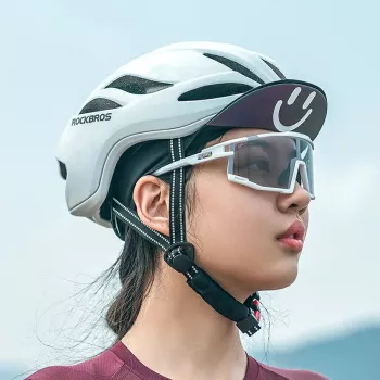 ROCKBROS SP258 ROAD TO SKY fotokromatske biciklističke naočale – bijele