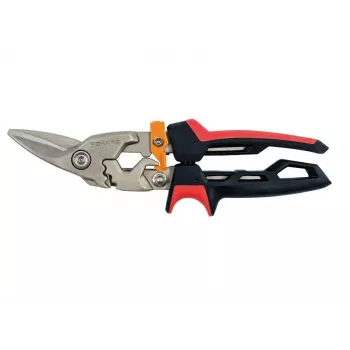 Fiskars PowerGear X ljevoruke škare za lim, kapacitet rezanja 20 mm, PTFE obložene oštrice, FiberComp ručke