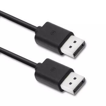 Qoltec DisplayPort v1.2 kabel, utikač na utikač, 1,8 m, crni, 4K 60Hz