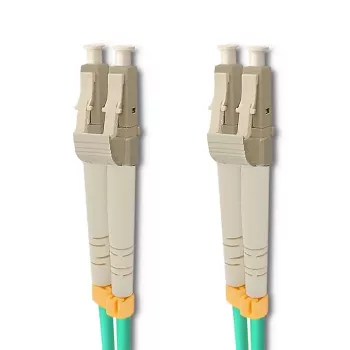 Qoltec LC/UPC na LC/UPC 2,0 m tirkizni OM3 multimodni duplex optički patch kabel