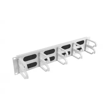 Lanberg 19 inch 2U tip B horizontalni organizator kabela, sivi