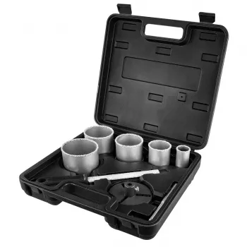 GRAPHITE Tungsten Hole Saw Set 32-83 mm, 8 Pieces