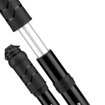 ROCKBROS 810PCS-HP mini ručna biciklistička pumpa s fleksibilnim crijevom za Presta i Schrader ventile - crna