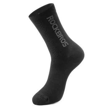 Rockbros 490067003 reflektirajuće biciklističke čarape, M, crne
