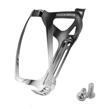 ROCKBROS RKL02 nosač bidona od aluminijske legure - crno-srebrni